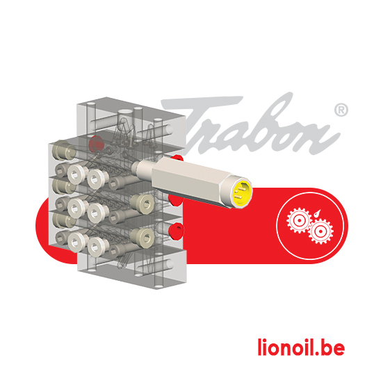 LIONOIL GRACO Trabon MSP verdeler met cyclusschakelaar - transparant